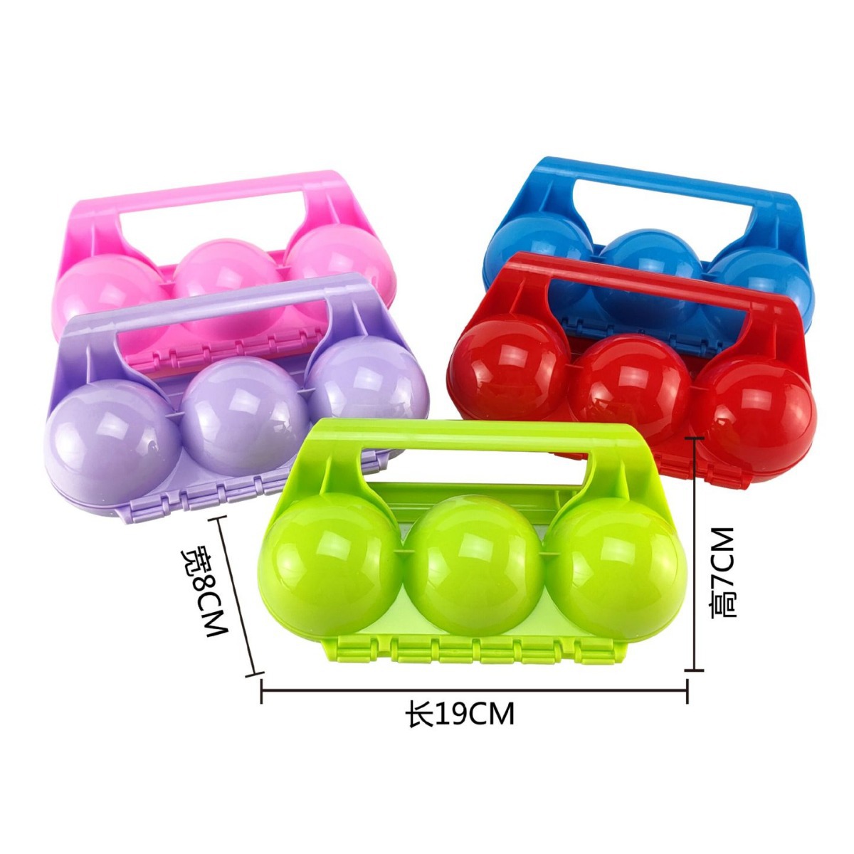 Gran clip de bola de nieve juguetes de nieve niños al aire libre artefacto pato de invierno clip de bola de nieve al por mayor transfronterizo