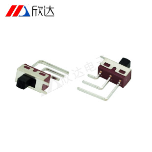 Large current toggle switch bent foot SS12D09G5 two-speed three-legged small sliding switch in stock can be wholesale