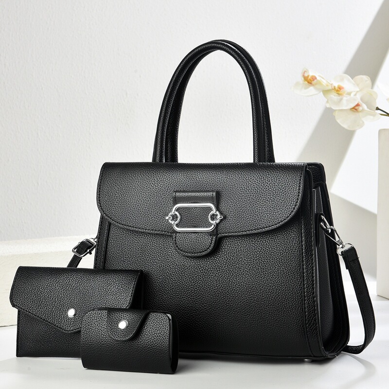 三件套子母包2025休闲手提包气质百搭单肩包通勤斜挎包Handbag|undefined