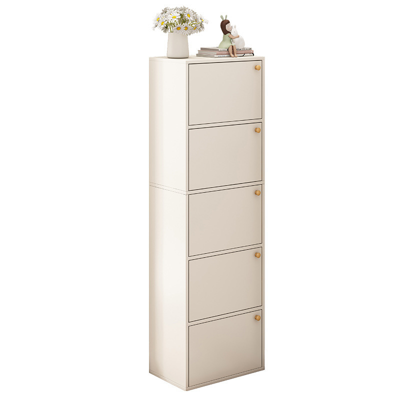 Zapatero para uso doméstico, vertical, a prueba de polvo, de gran capacidad, zapatero sencillo para apartamentos pequeños