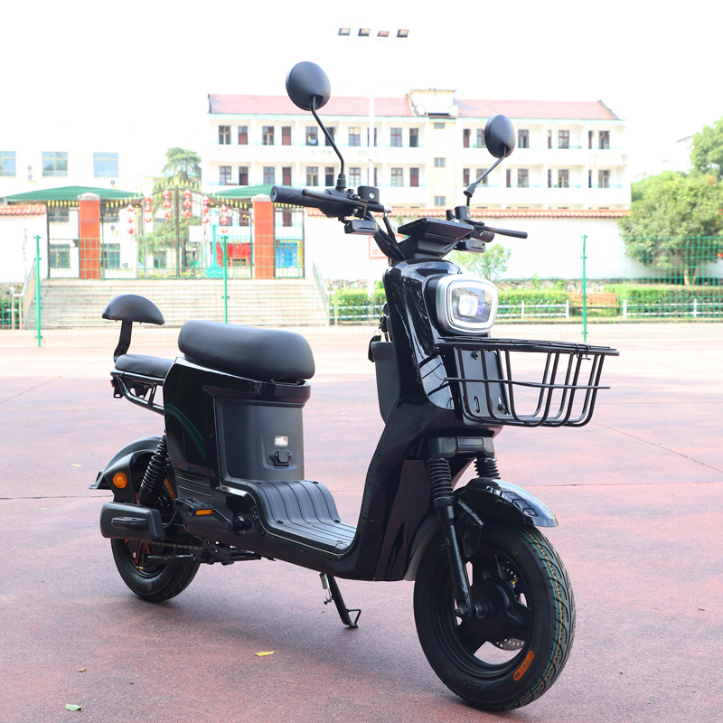 New national standard cross-border two-wheel electric car adult small electric bicycle double battery car factory wholesale electric motorcycle