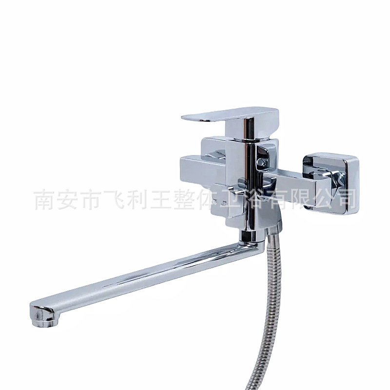 Square wall-mounted hot and cold bathtubs, bathroom shower heads, shower sets, extended pipe faucets for export to Russia and Central Asia undefined