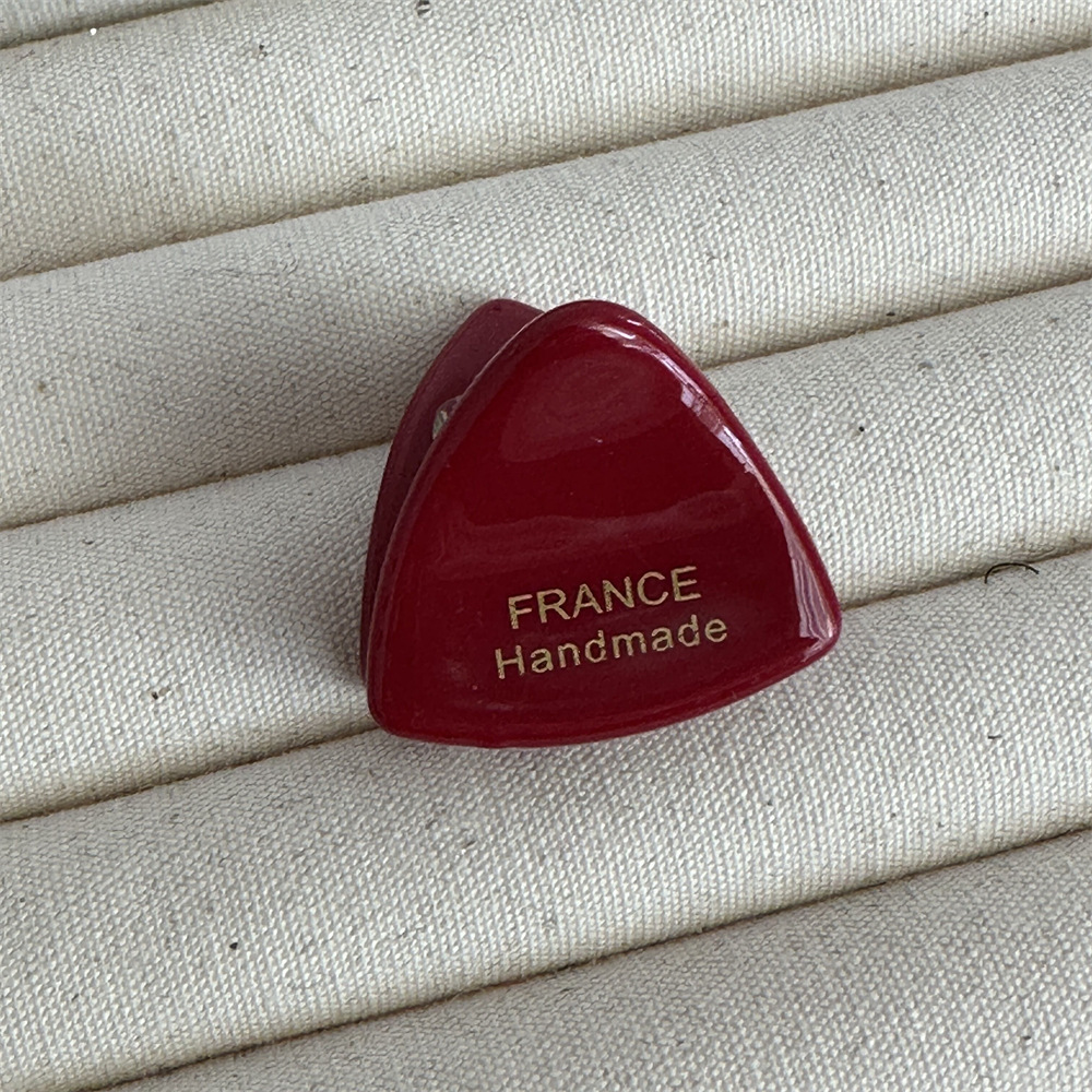 Stile coreano oro standard acetato piccolo triangolo carino tutto abbinato principessa testa mini clip forcina accessori per capelli quotidiani Nuovo_voghion.com