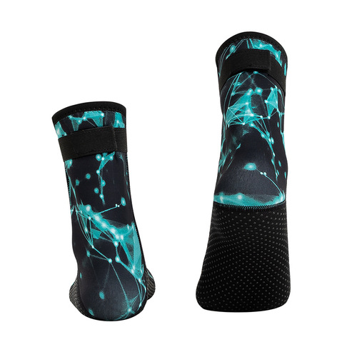 3/5MM Camouflage Diving Socks Men's Swimming Warm Anti-Slip Wear-Resistant Snorkeling Socks Waterproof Material Long Tube Beach Socks 