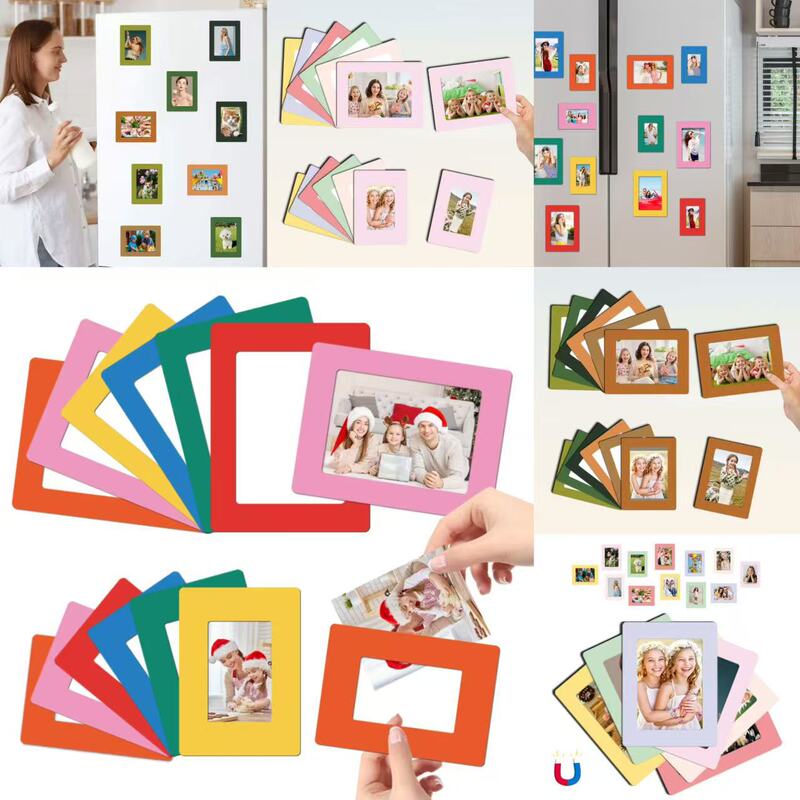 CT525 Magnetic Photo Frame PVC Magnetic Photo Display Stickers Magnetic Refrigerator Stickers DIY Simple Decorative Magnetic Photo Frame CT525 Magnetic Photo Frame PVC Magnetic Photo Display Stickers Magnetic Refrigerator Stickers DIY Simple Decorative Magnetic Photo Frame