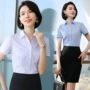 短袖夏季免烫ol工作服