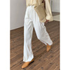[Song Ming]Mopping the floor Suit pants 2021 Spring and summer Straight Easy leisure time Paige Wide leg pants Q5048