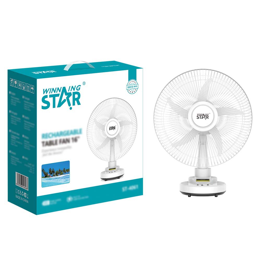 Winningstar crossover AC/DC pequeño ventilador eléctrico interfaz USB ajuste de dos velocidades ventilador de escritorio de 14/16 pulgadas