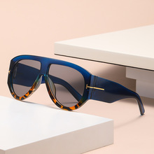 太阳镜欧美高级感飞行员眼镜网红个性复古防紫外线跨境墨镜女