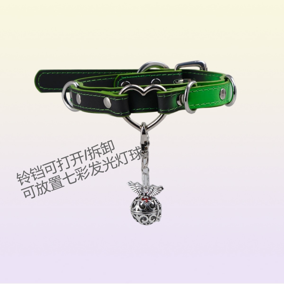 검정색에서 녹색으로 변하는 펜던트 목걸이