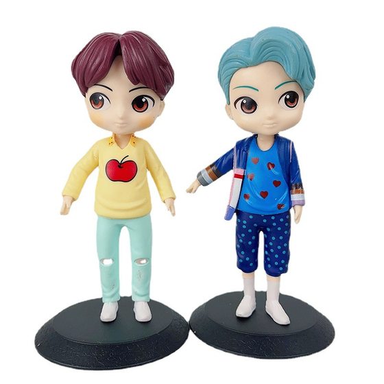 Large Bulletproof Second Generation Youth League Blind Box Hand-made High Quality Korean League Singer Idol Regular Static Model
