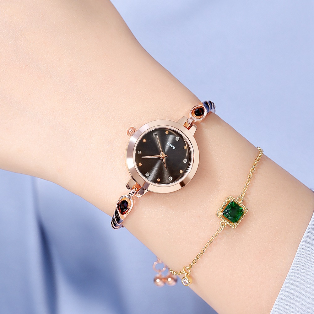 New Rainbow Sugar Colored Bracelet Live Streaming Sales Small dial Temperament Women's Watch_voghion.com