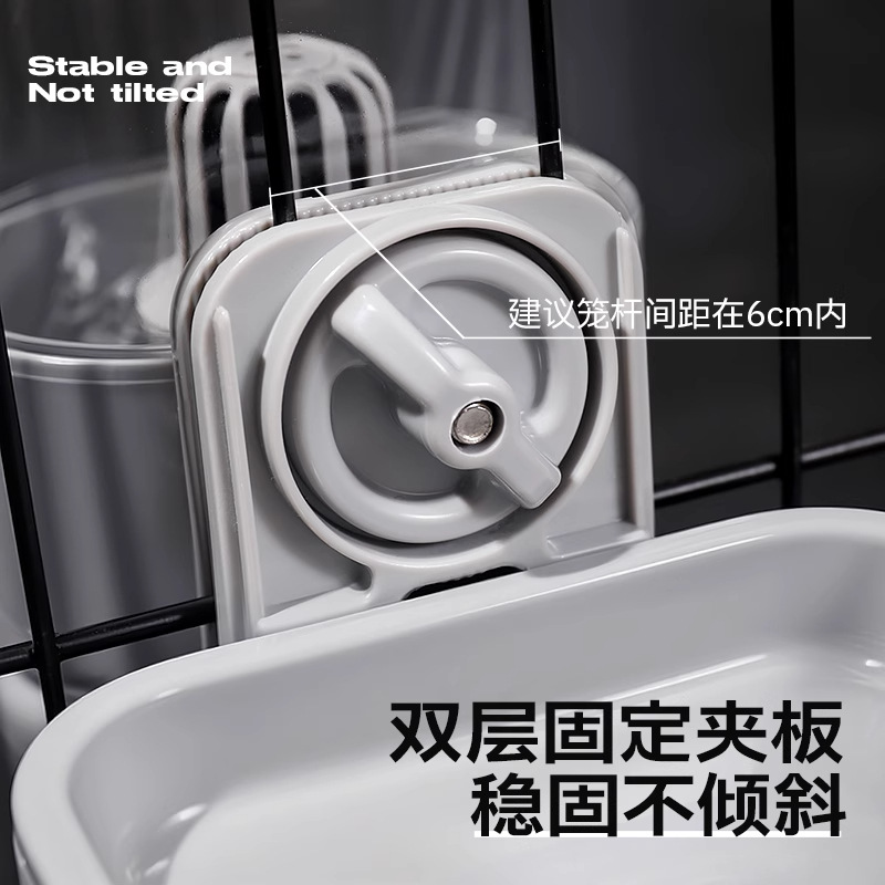 Dispensador de agua para gatos, hervidor colgante, bebedero para perros, boca no mojada, tazón de agua, alimentación automática, jaula para gatos, suministros para mascotas