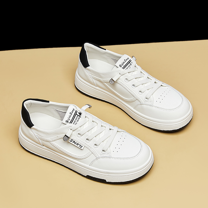 Pequeños zapatos blancos para mujeres 2023 nuevos zapatos de mujer zapatos de otoño primavera y otoño zapatos de skate casuales de mujer