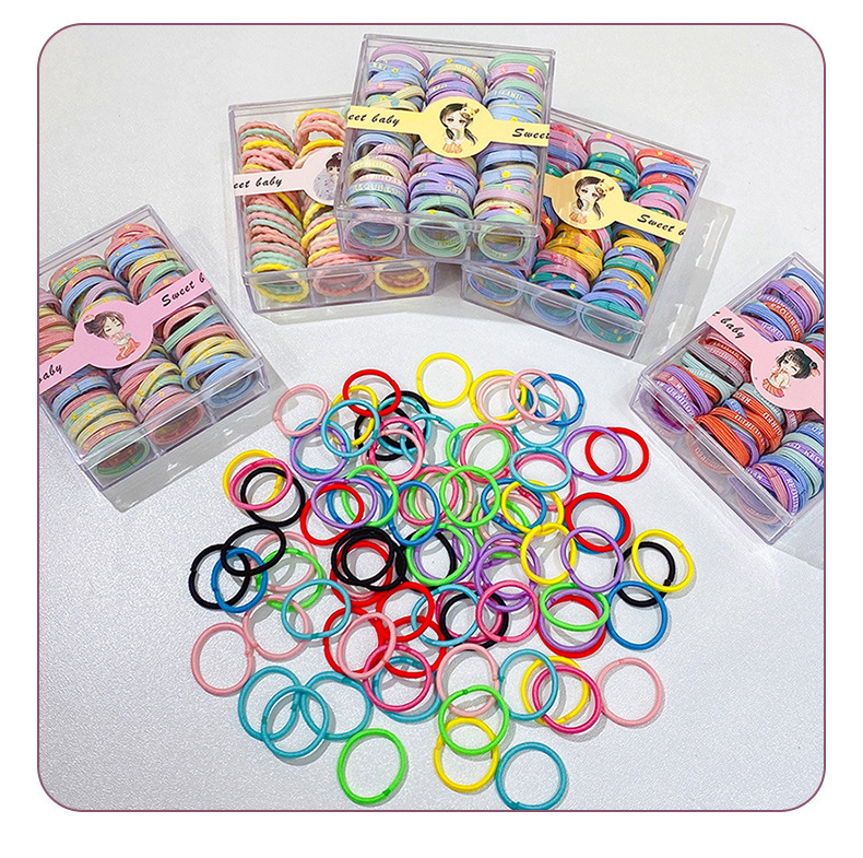 Fashion Baby Rubber Band Small Size Hair Rope Hair Accessories Good Elasticity display picture 2