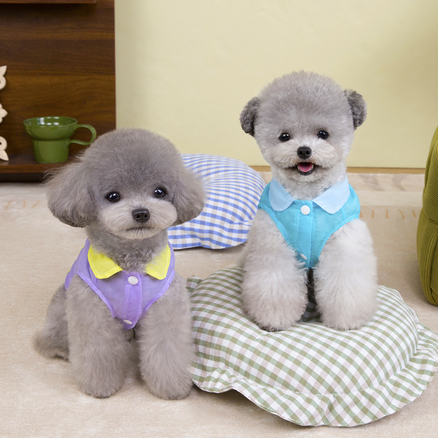 Spring/Summer Lightweight Comfortable Cooling Pet Sun Protection Clothing Ultra Thin Polyester Fabric Dog Clothes_voghion.com