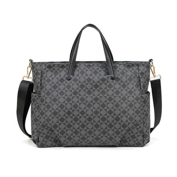 Plaid elegant black【Medium size】