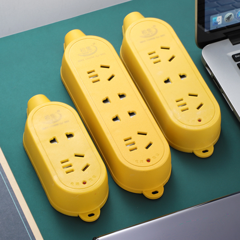 大功率带防护门排插  多孔电源接线排插插排家用接线插座拖接线板