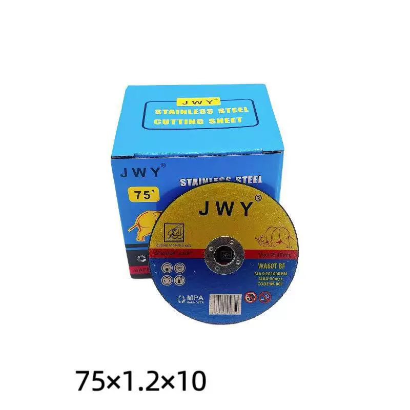 JWY Смола Листья Угловая шлифовальная машина Шлифовальные диски из нержавеющей стали металла тонкой смолы Шлифовальные колеса оптом