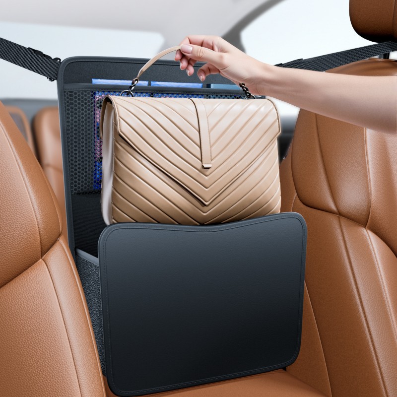 Middle Seat Hanging Tissue Box Central Control Bag Storage Car Interior_voghion.com