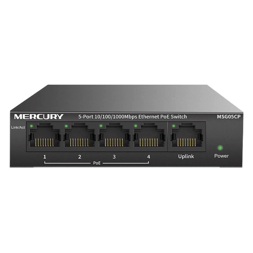 Mercury POE коммутатор 5/6/8/10 порт POE коммутатор для мониторинга POE коммутатор питания сетевой коммутатор POE