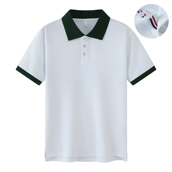 Green, white, with short sleeve