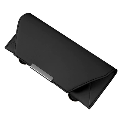 visor storage clip box — Car Glasses Clip/Bill Clip - black-no-label-blank