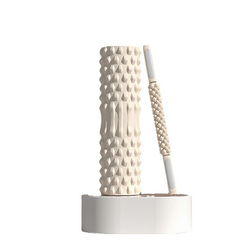 5-inch crescent hollow PP yoga pole muscle relaxer 45CM roller massage stick wolf claw wholesale