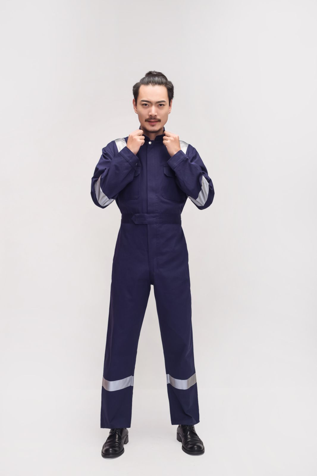 Ropa de trabajo de algodón primavera y otoño resistente al desgaste y a la suciedad, astillero, fábrica de soldadura libre de polvo y estática, ropa de seguro laboral