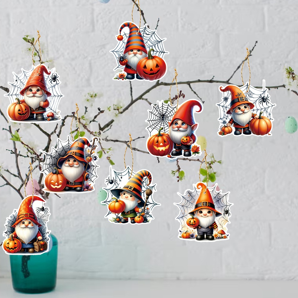Nuevos productos de Halloween decoración de fiesta enano colgante adorable calabaza colgante colgante Halloween suministros navideños