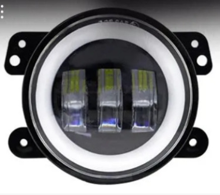 Cross-Border 4inch Fog Lights for Jeep Wrangler Headlight Modification, J-Eep Jk, Bj212 Car Fog Lights, Led Spotlights