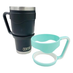 Ice cream cup yeti handle stainless steel 30oz double-layer cup holder Car Cup insulation cover straw plastic product handle