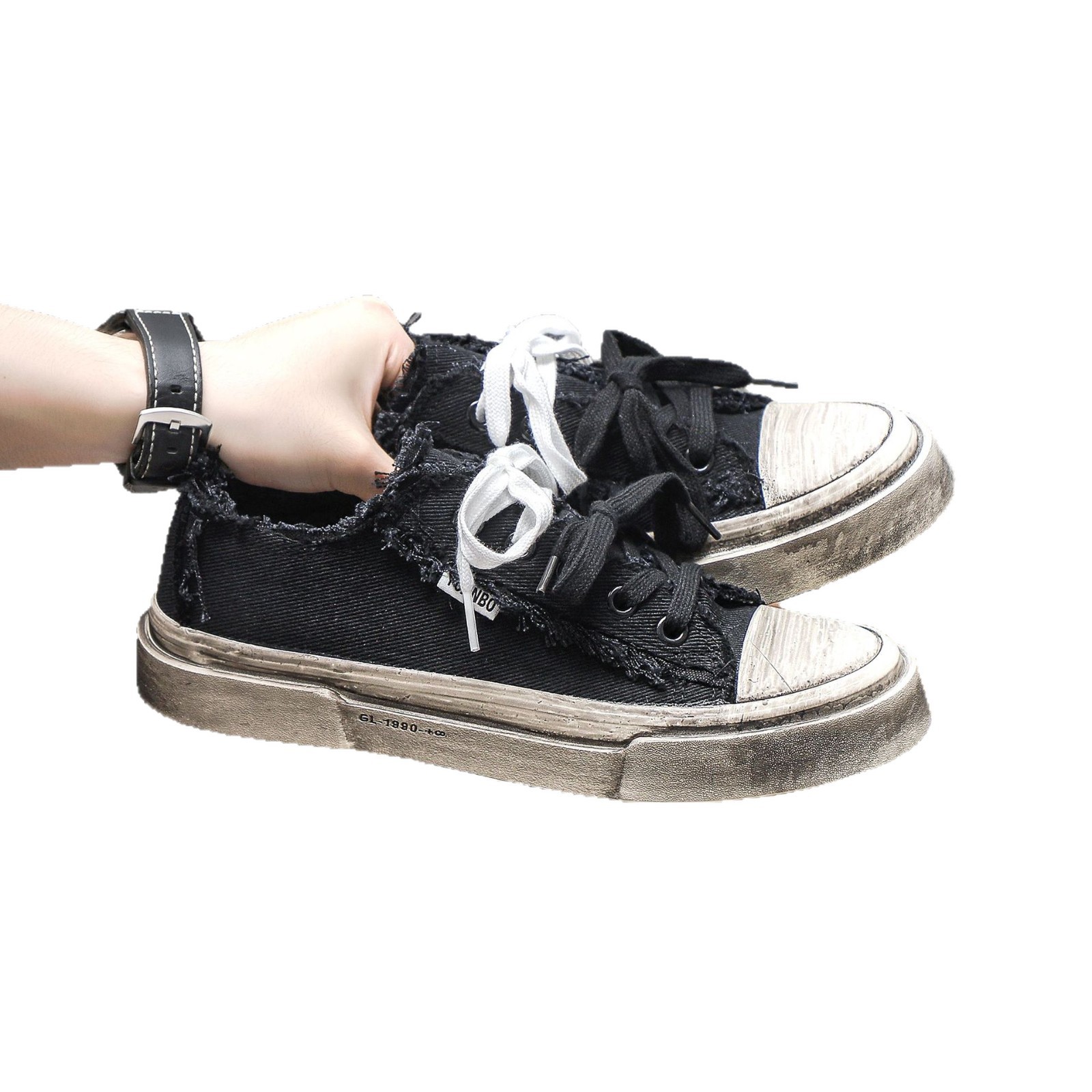 Retro hacer viejos zapatos sucios, zapatos de lona transpirables de verano para hombres, zapatos de moda para hombres, zapatos de moda para hombres, zapatos de skate para hombres