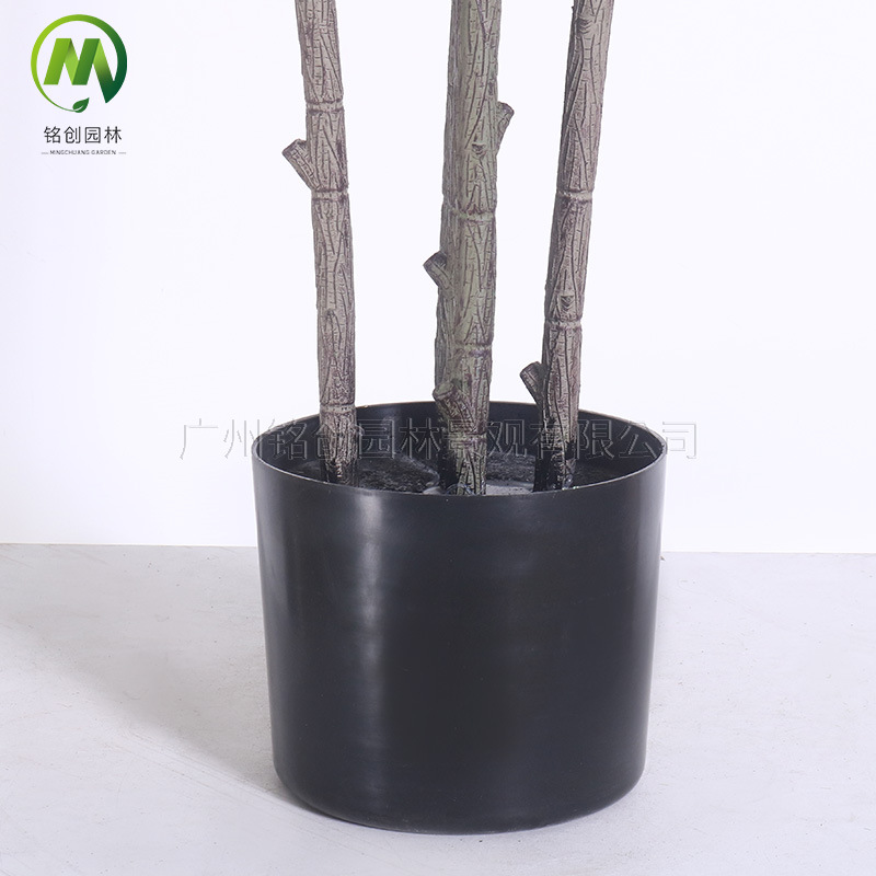 Simulación de plantas verdes, bambú Nantian, plantas biónicas de lujo ligeras de alta gama, sala de estar, plantas en macetas, decoración del hogar, decoraciones de paisajismo