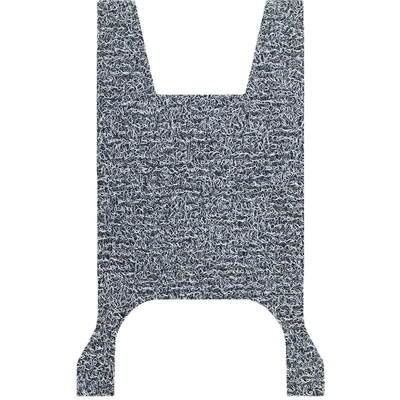Suitable for calf NT PLAY Electric vehicle foot mat - black-and-gray-silk-circle-foot-pads