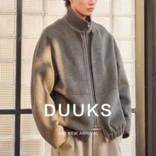 骆驼绒可拆卸假两件双面呢羊毛呢子男外套秋冬季毛呢大衣短款夹克