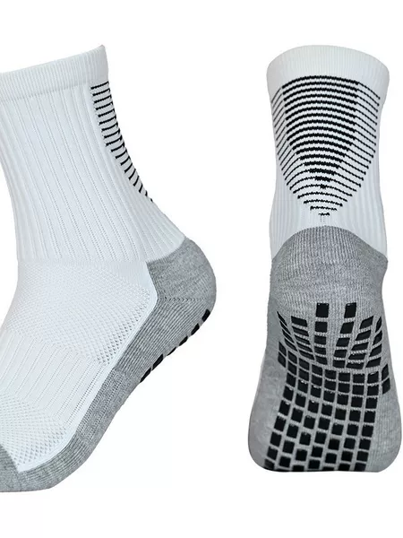 Football Socks Striped Player Version Professional Football Socks Towel Bottom Thick Mid-Calf Socks Domestic Non-Slip Yarn Short Socks