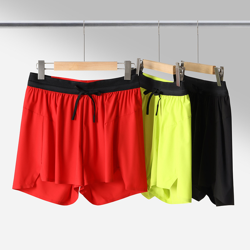 Verano al aire libre pantalones cortos para hombres y mujeres running maratón pista y campo pantalones sueltos pantalones de secado rápido fitness corredor