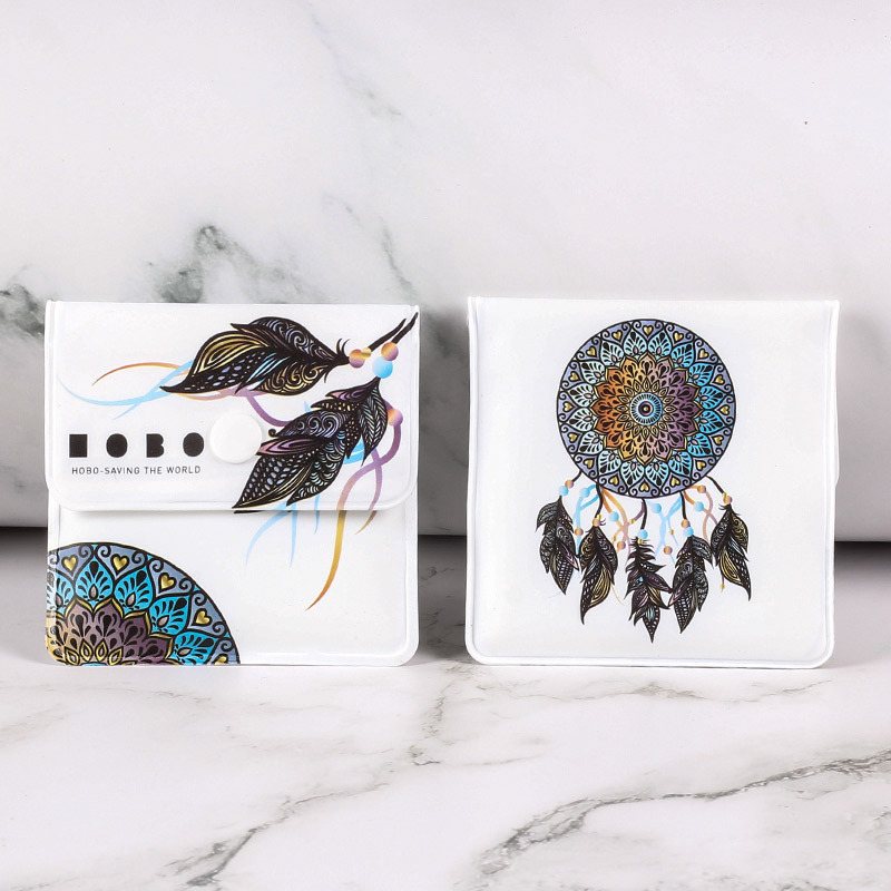 Bag de cenizas portátil Ceniciero anti-volante creativo personalidad moda bolsa de cenizas metálicas extintor de humo