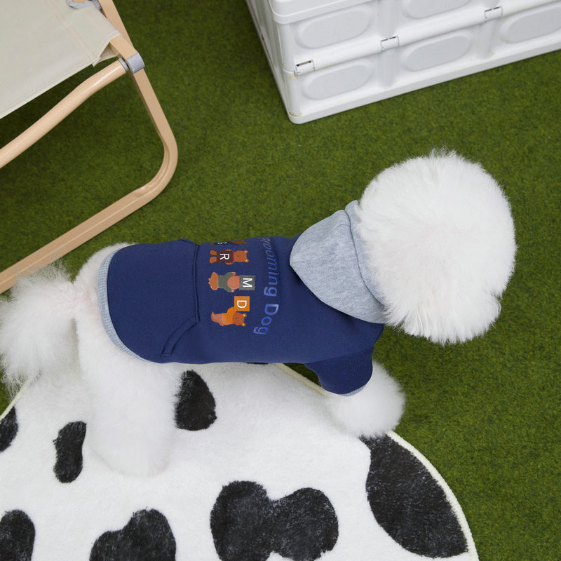 狗狗衣服秋冬装泰迪比熊小型犬猫咪两脚宠物衣服冬季25早上卫衣|undefined