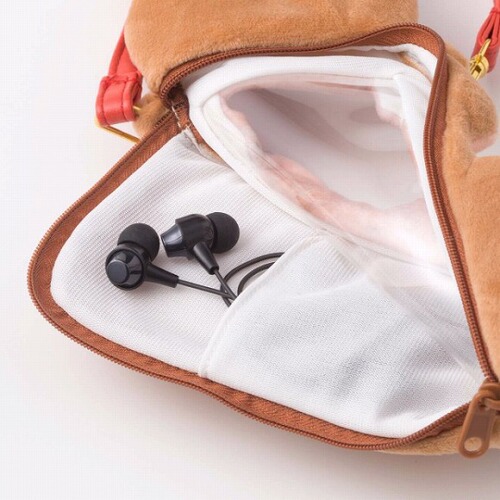 Shiba Inu Smiling Touch Screen Mobile Phone Bag Creative Cute Belly Revealed Convenient Mobile Phone Bag Travel Waterproof Mobile Phone Case