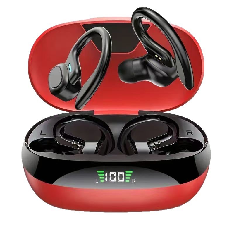 SP16デジタル表示耳かけ式bluetoothイヤホン耳に入らないスポーツランニング超長航続イヤホン騒音無線イヤホン|undefined