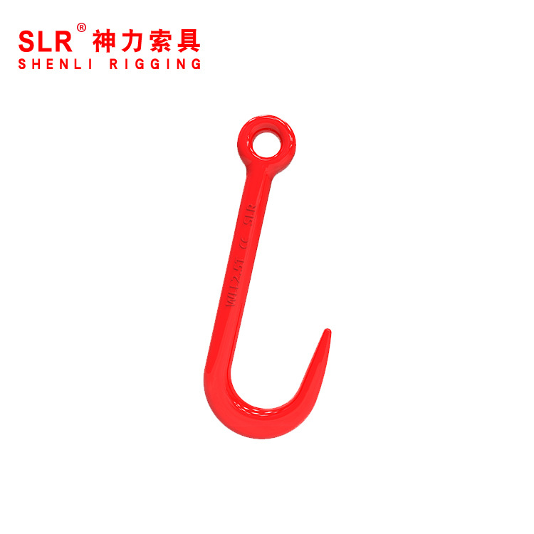 神力索具 合金钢锻造长型大开口钩 链条调节货钩 销型眼型吊钩