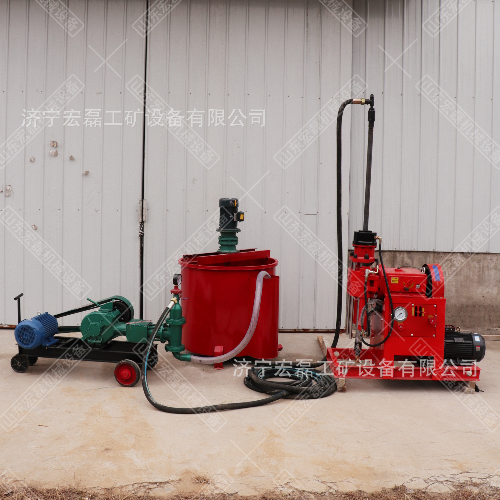 注浆加固钻机煤矿井下地基基础加固全液压注浆打孔一体机