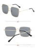 Tide, sunglasses, square glasses, fitted, 2020, Korean style, internet celebrity