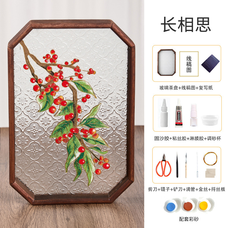 结婚礼物手工自制diy掐丝珐琅盘新婚订婚送新人新娘闺蜜摆件礼品|undefined
