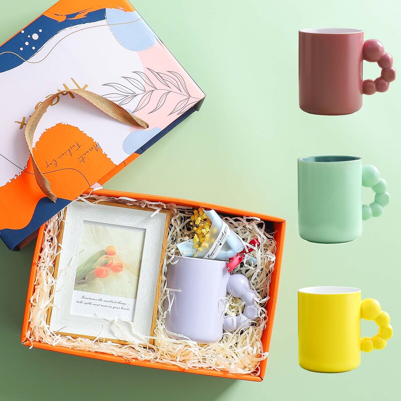 ins Morandi Matte Ceramic Cup High Color Value Design Sense Mug Accompanying Gift Creative Niche Couple Water Cup