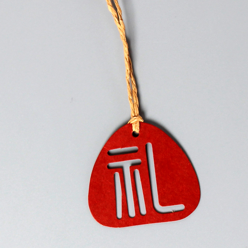 Красная подарочная бирка, 10 штук в копии; никаких наклеек