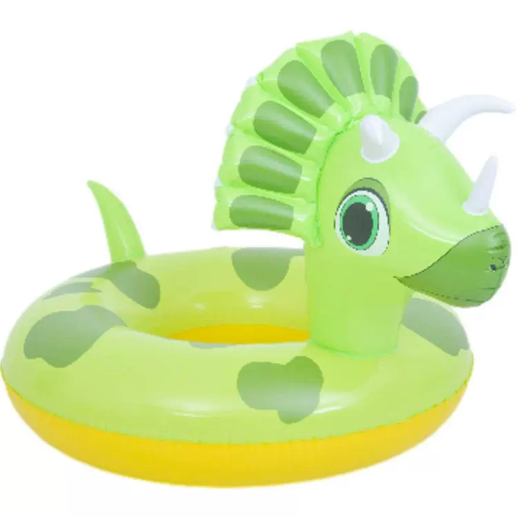充气pvc动物游泳圈儿童玩具泳圈宝爸扶手充气腋下游泳坐圈泳池圈