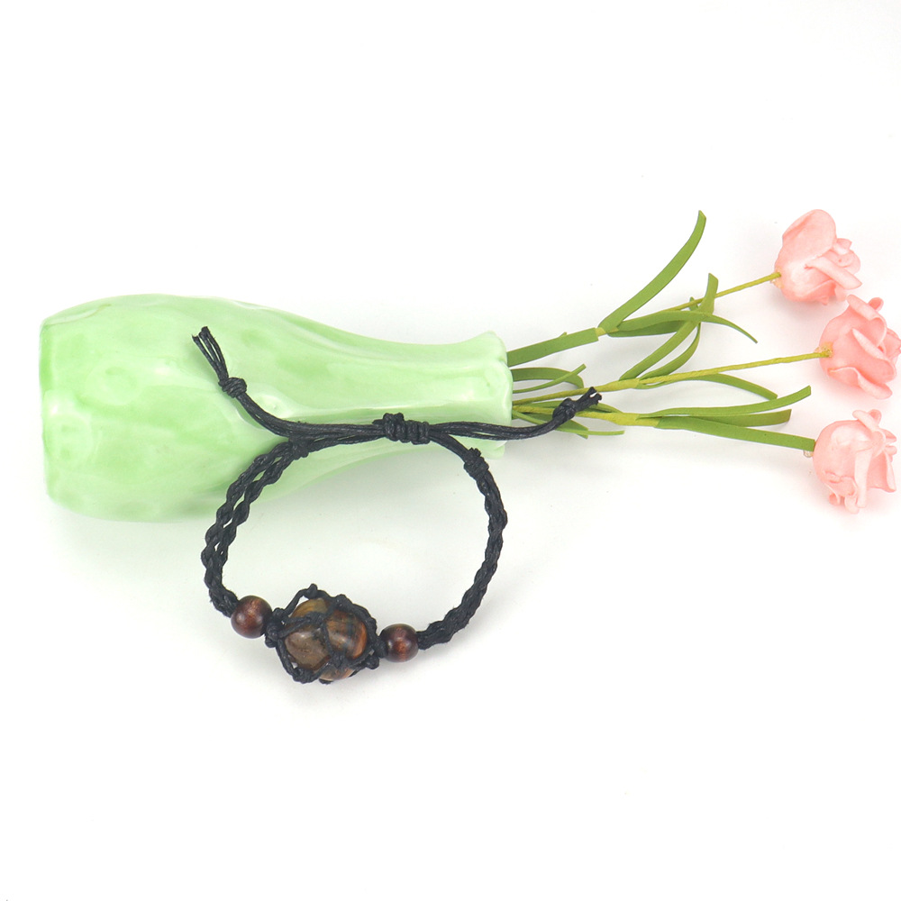 1 Piece Retro Geometric natural stone Crystal Agate Womenu0027S Bracelets